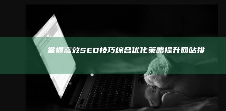 掌握高效SEO技巧：综合优化策略提升网站排名